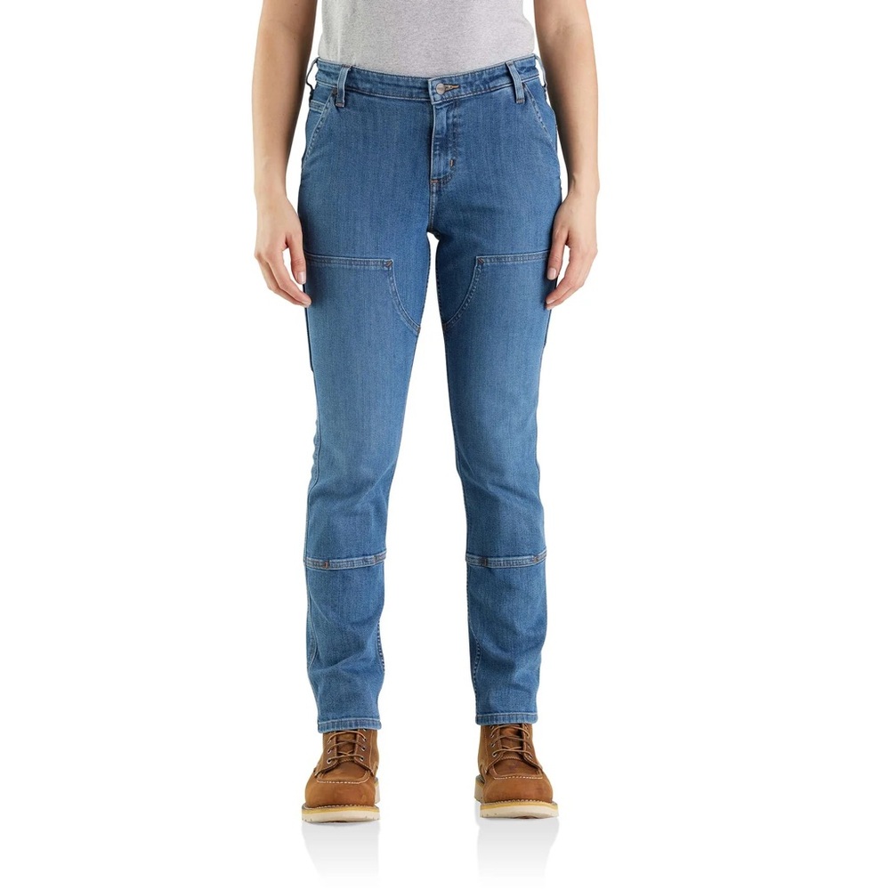 CARTHARTT WOMEN'S DOUBLE-FRONT JEAN - RELAXED‎ FIT - RUGGED FLEX Sz 6